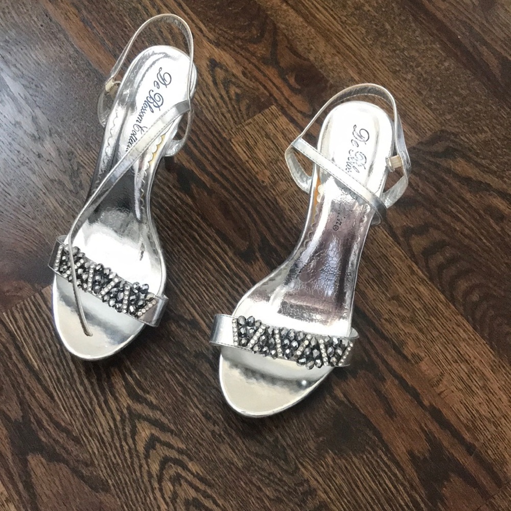 Silver sandals